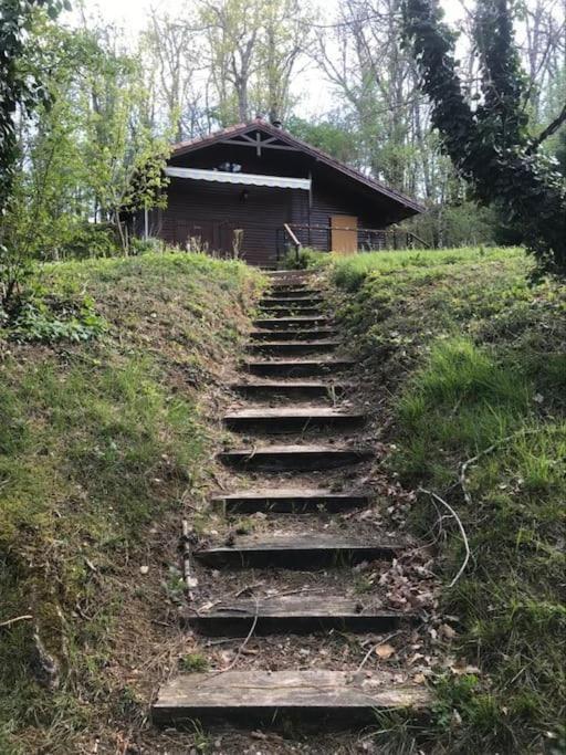 Chalet Au Milieu De La Foret Avec Lac A Proximite Layrac Exteriör bild